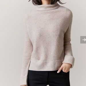 Gassato Cashmere Drape Neck Sweater